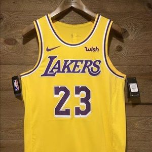 Lebron Nike Lakers Icon Edition Jersey.WISH Patch